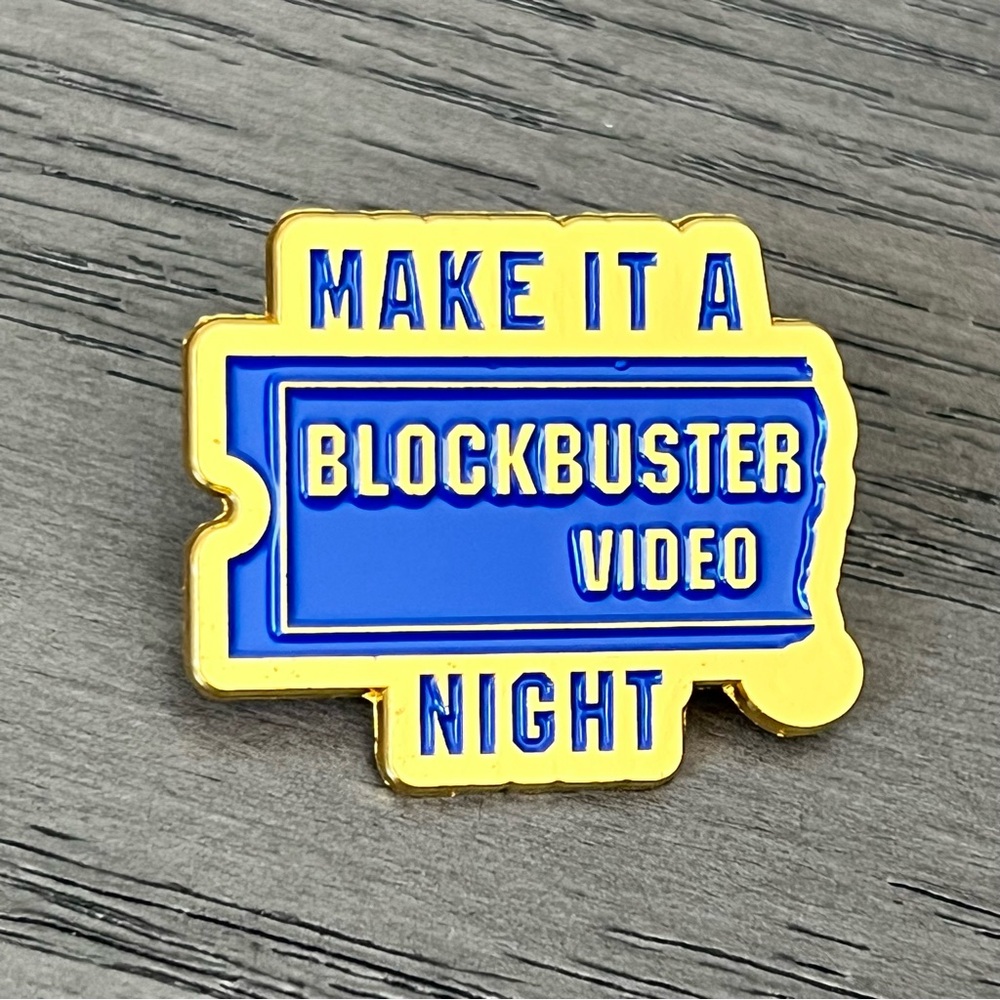 “Make It A Blockbuster Video Night” - Enamel Pin